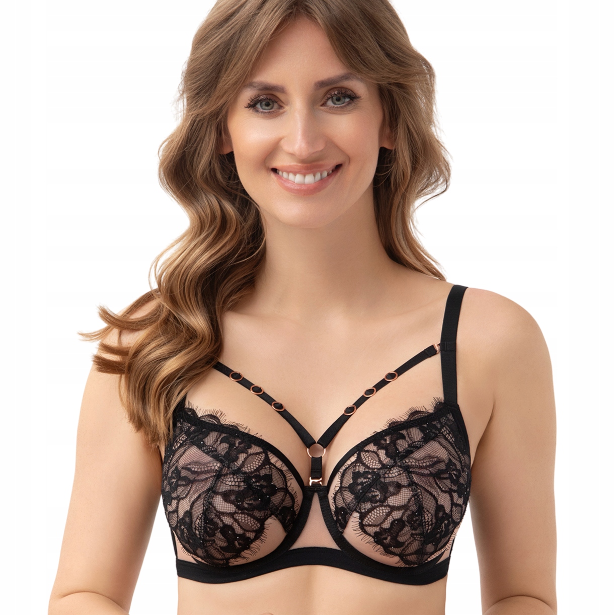 Měkká podprsenka Gorsenia G001 černá 90F