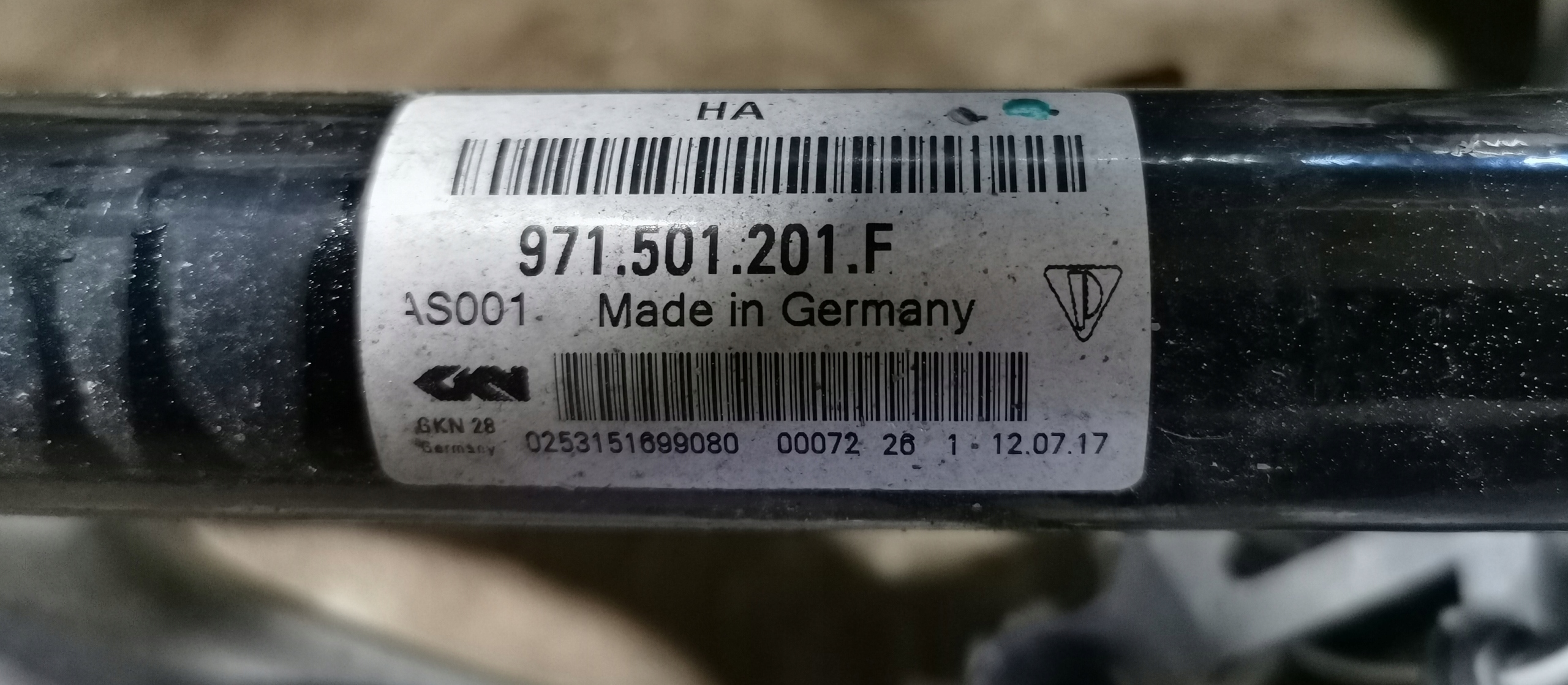 IDEALNE Achsträger hinten heck PORSCHE PANAMERA 971 1