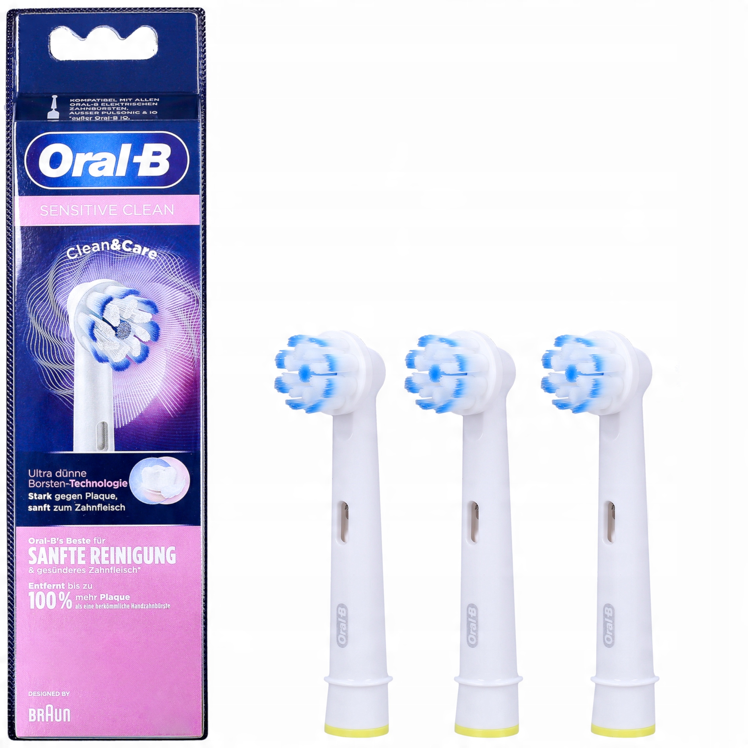 

Miękka Końcówka Główka Oral-b Sensitive Clean x3