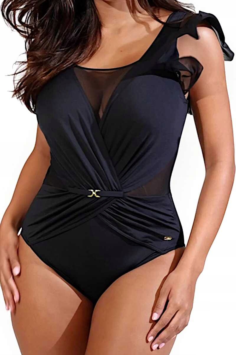 Self Jednodílné plavky Canoy22 19 černé 2XL