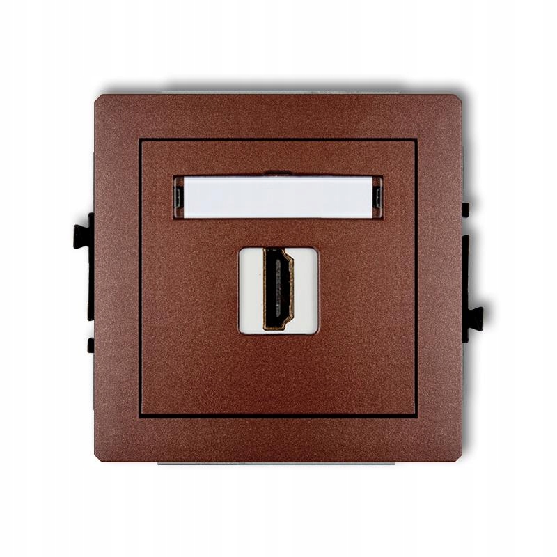 Zásuvka Hdmi 1X Bronz 9DHDMI-1 Deco Karlik