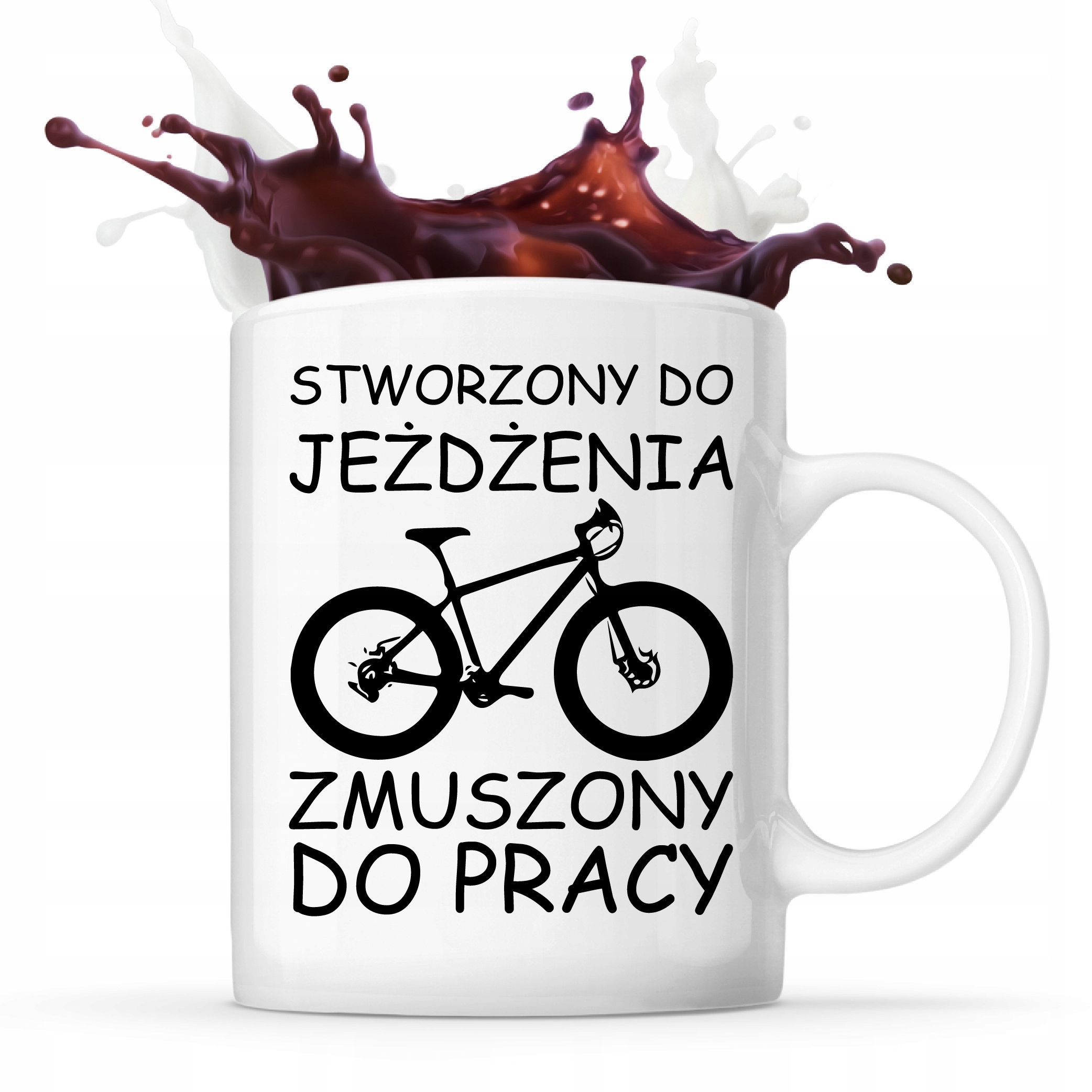 

Kubek Stworzony Do jeżdżenia rowerem rowerzysta