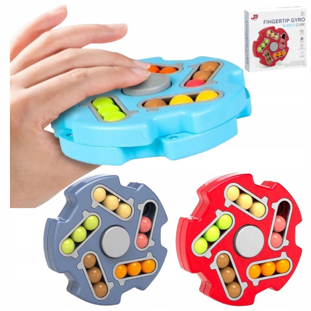 UKŁADANKA LOGICZNA fidget spinner FINGERTIP GYRO gra puzzle tetris kostka