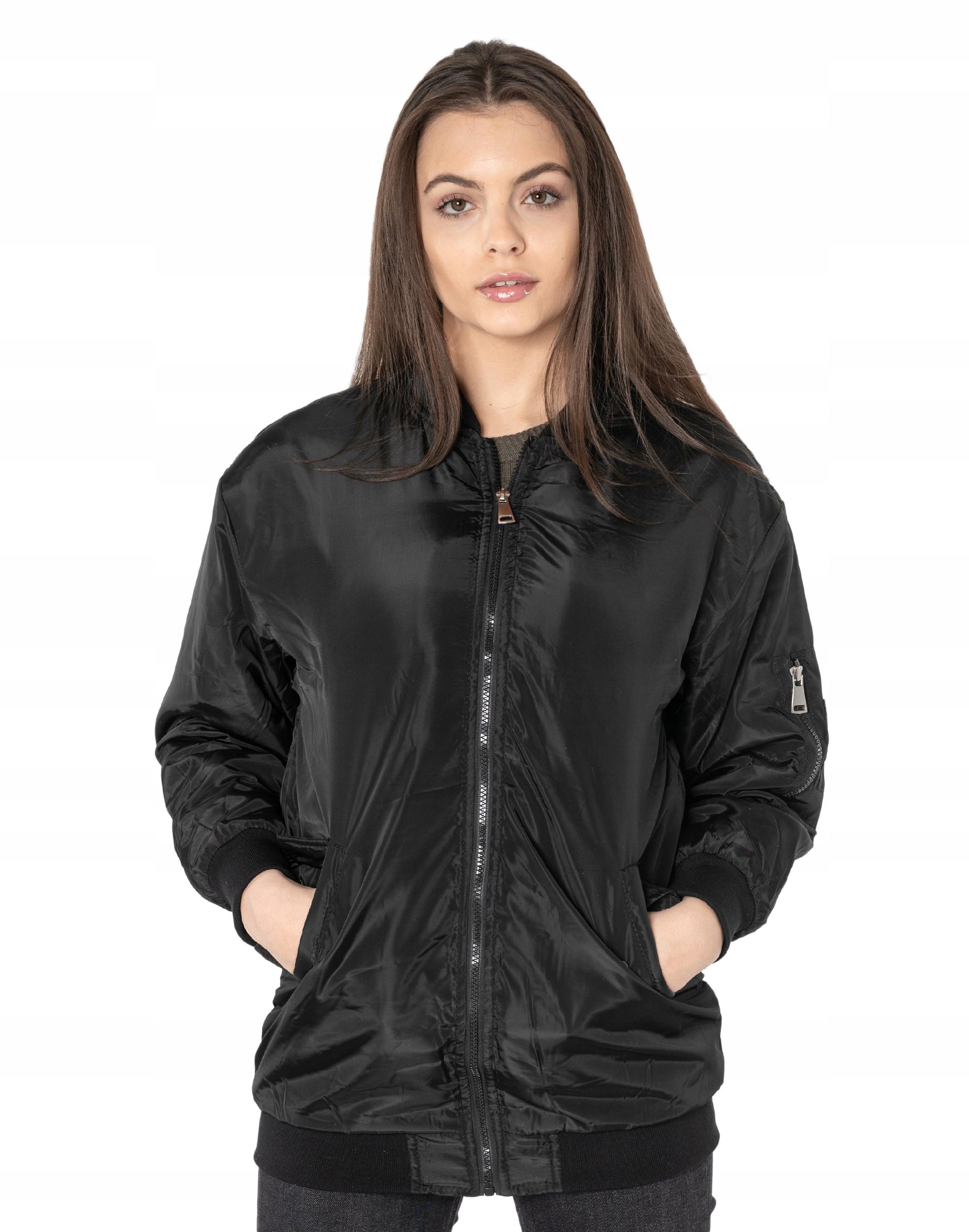 

Kurtka Damska Przejściowa Bomber Jacket 1690-01 Xs