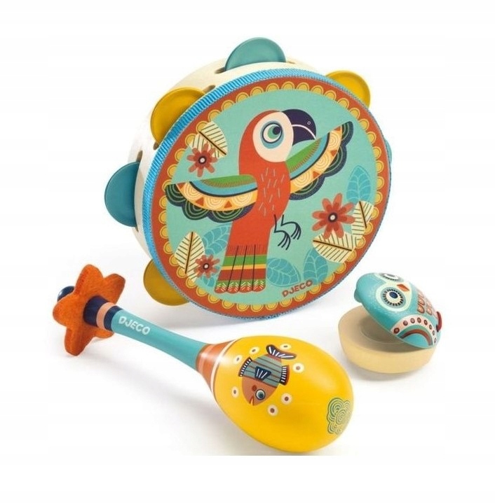 

Zestaw 3 drewnianych instrumentów Animambo Djeco