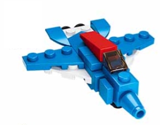 KLOCKI SLUBAN MINI SAMOLOT MYŚLIWIEC FIGHTER