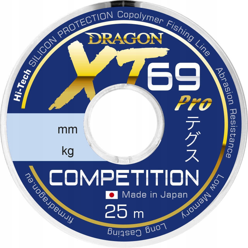 Żyłka Dragon XT69 Pro Competition 25m/0.10mm/1.65kg 1szt