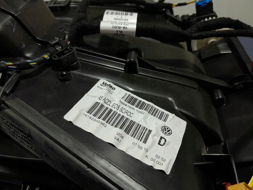 vw SCIROCCO радиатор отопителя отопитель салона европа 1K1820003RQ