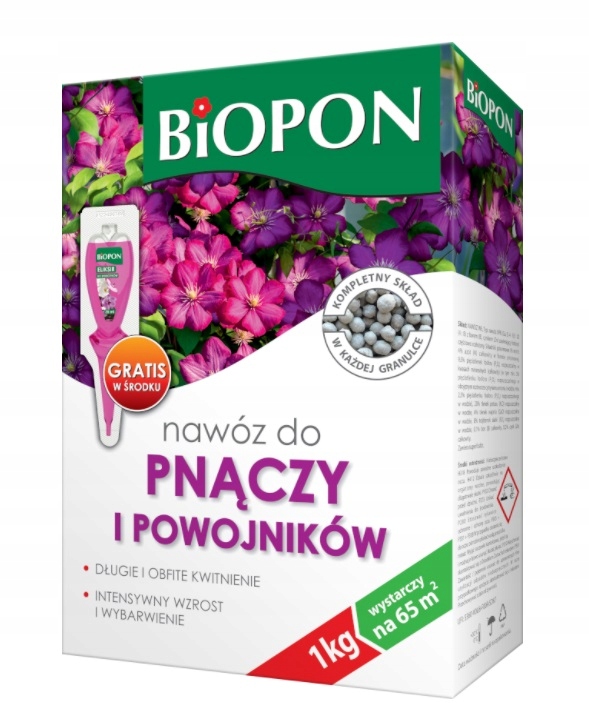

Biopon nawóz do pnączy i powojników granulat 1kg