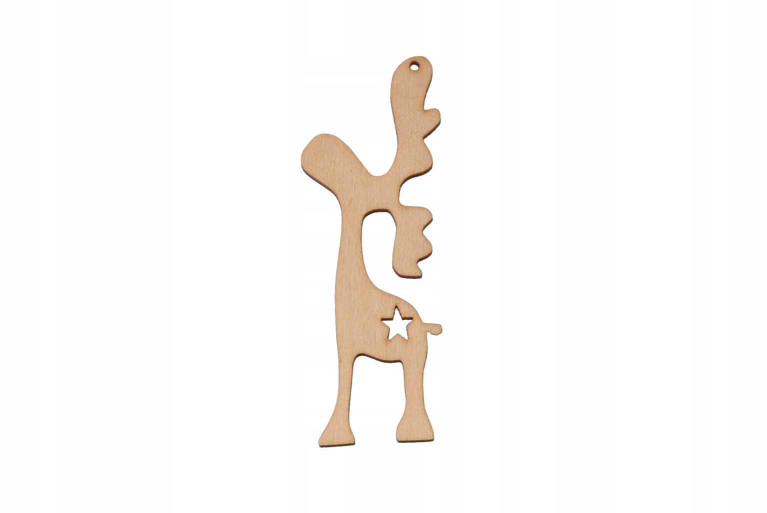 

Drewniany Renifer zawieszka Na Choinkę święta