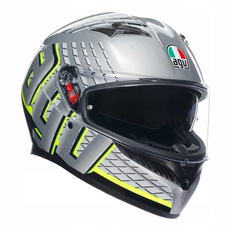 Prilba Agv K3 Fortify Grey/black/fluo Yellow šedá žltá fluo čierna Darčeky