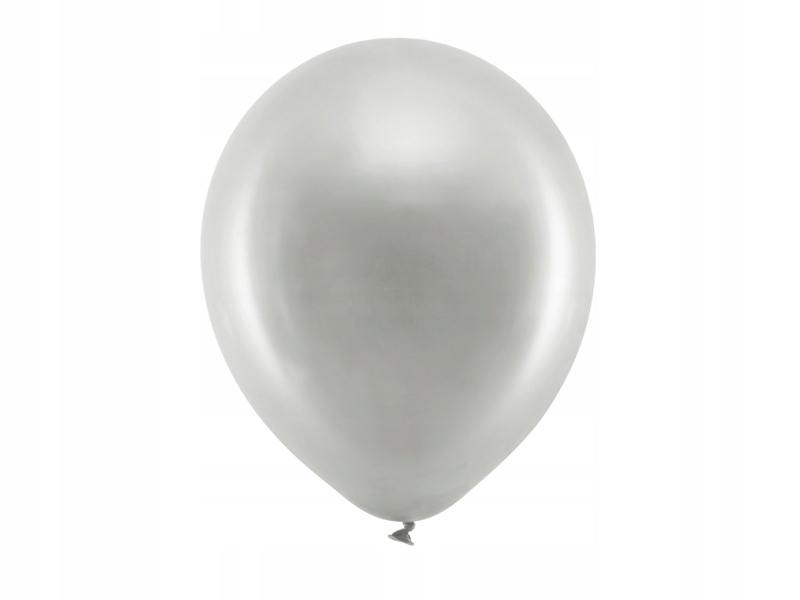 

Balony 30cm metalizowane, srebrne metaliczne