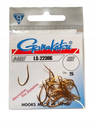Haczyki Gamakatsu LS-2230G 25 Sztuk ROZM.12