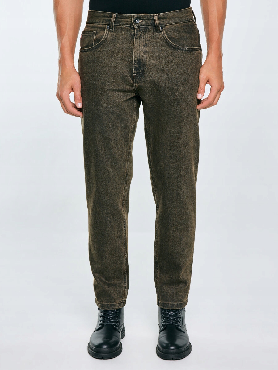 Big Star Jeansy Męskie Brązowe Ates 888 W34 L30