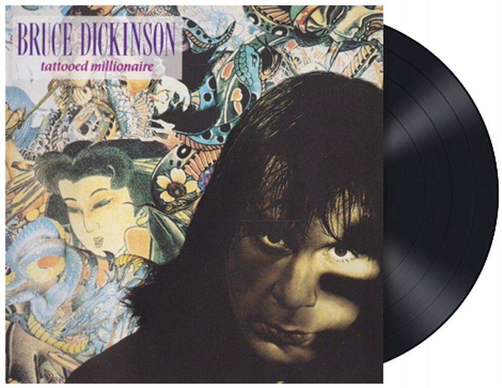 Bruce Dickinson Tattooed Millionaire Lp Winyl