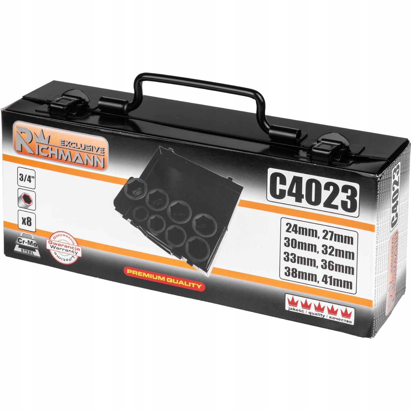 NASADKI UDAROWE 3/4'' 8 szt. RICHMANN C4023 EAN (GTIN) 5906741640237