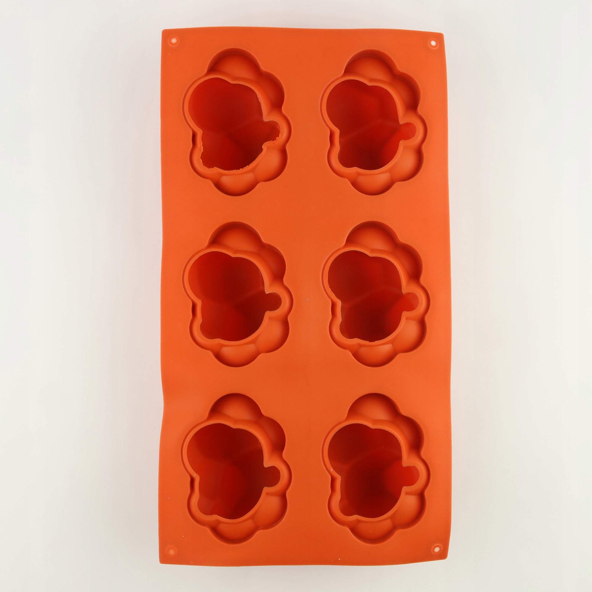 FORMA SILIKONOWA CHMURKA DO CIASTEK MUFFINEK DESERY 3D 19x35CM 6 GNIAZD