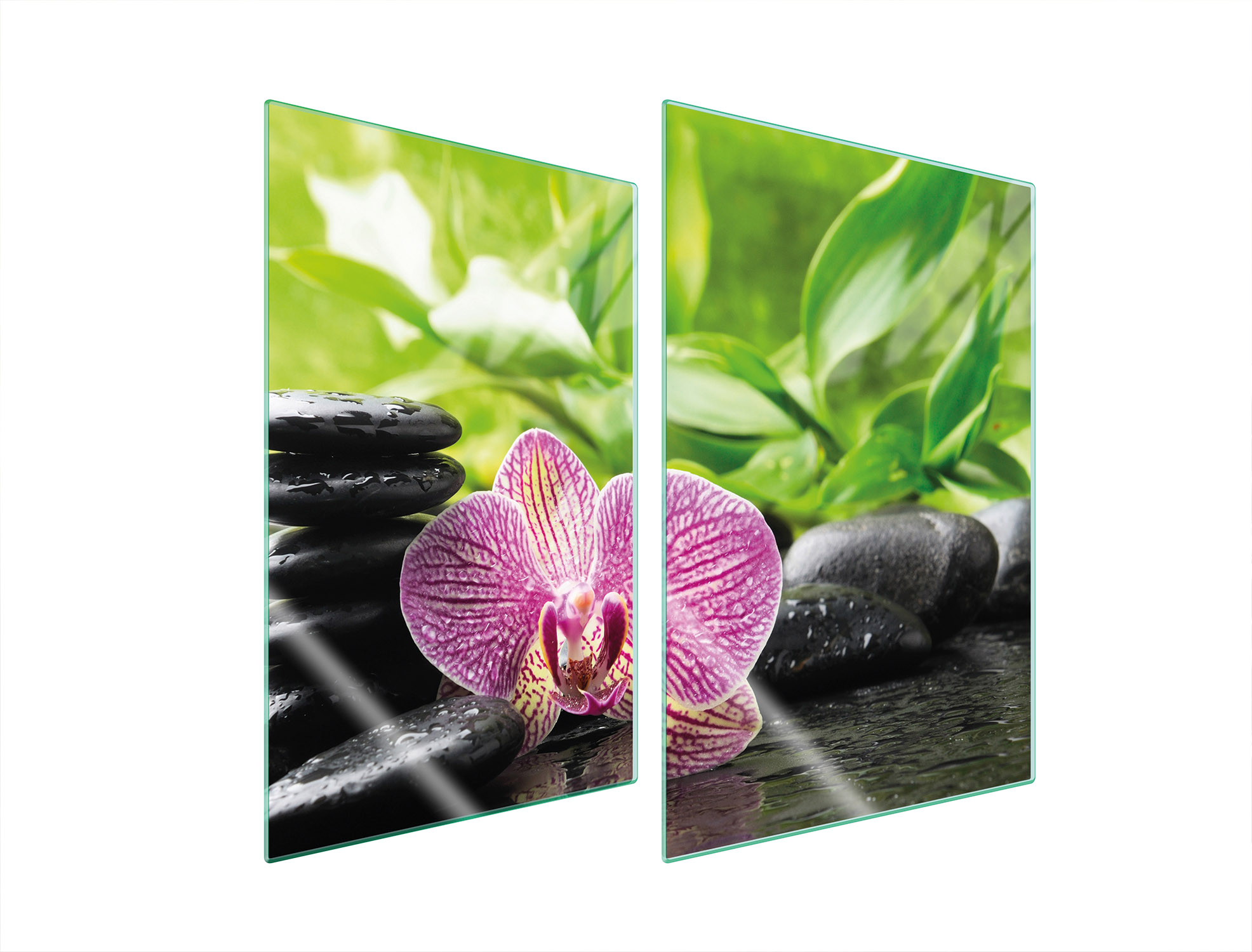 Ochranná Skleněná Deska Do Kuchyně 2x35x52 Orchidej Tvrzené Sklo