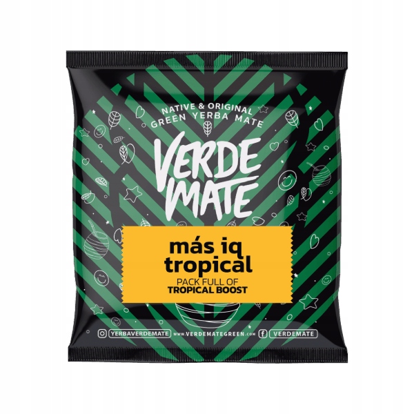 Levně 9x Verde Mate Mas Iq Tropical 50g