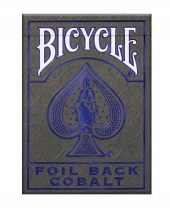 Karty Metalluxe, niebieskie Bicycle
