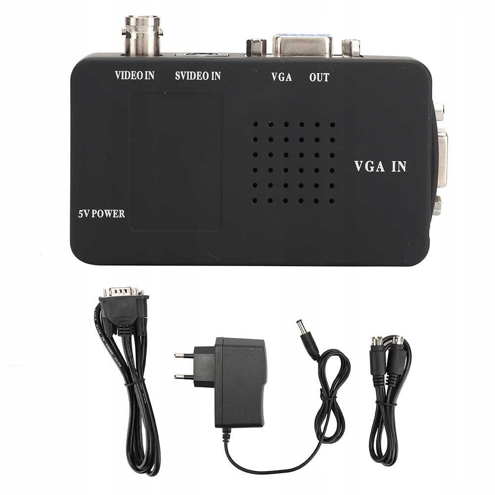 Konwerter Sygnału Wideo S-video Bnc Do Vga