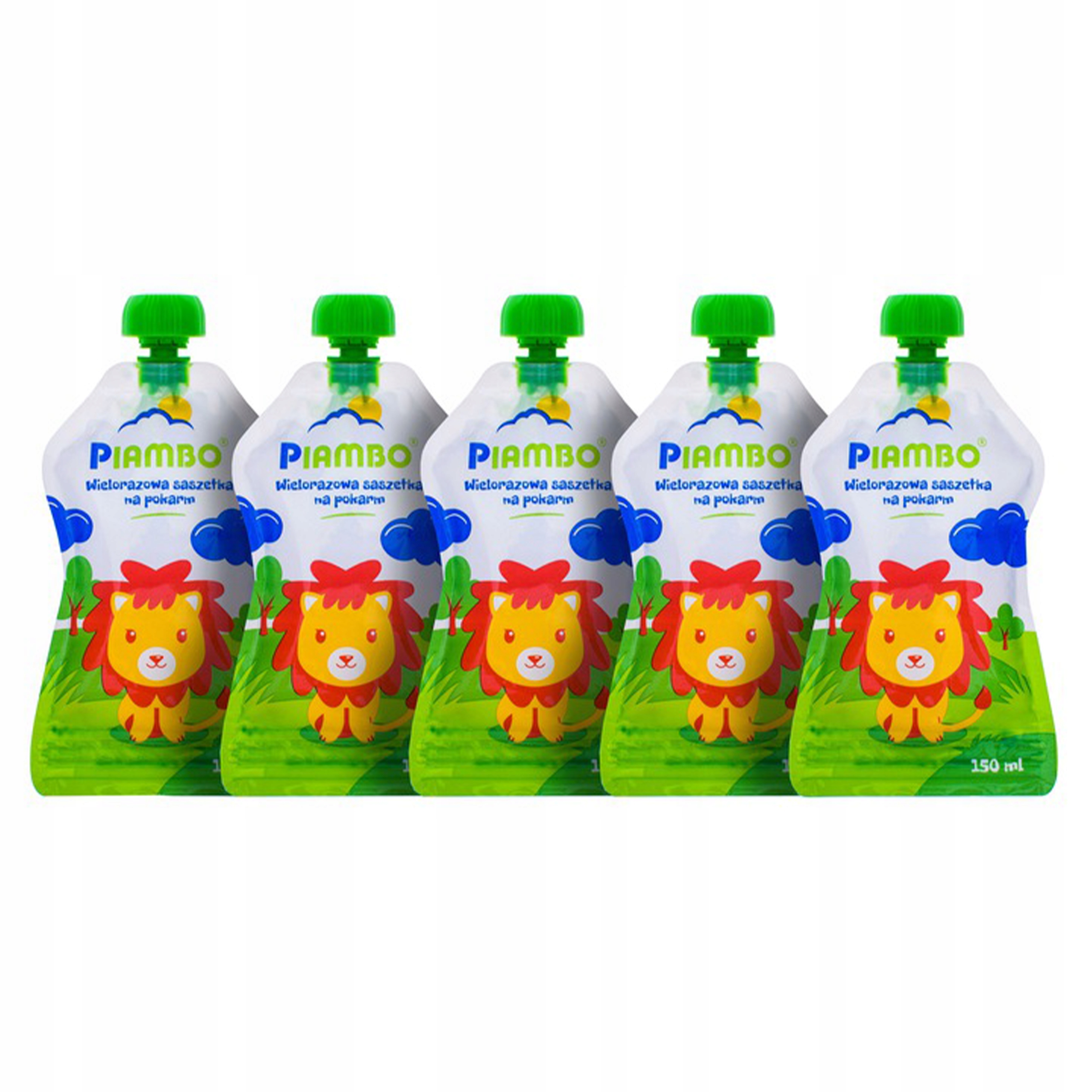 

Saszetki Tubki Wielorazowe Na Pokarm 5 Szt. 150 ML