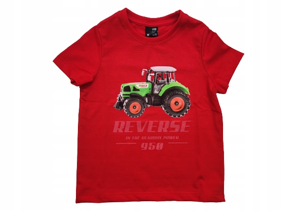 

Bluzka Krótki T-shirt Koszulka r 122 Traktor Gt