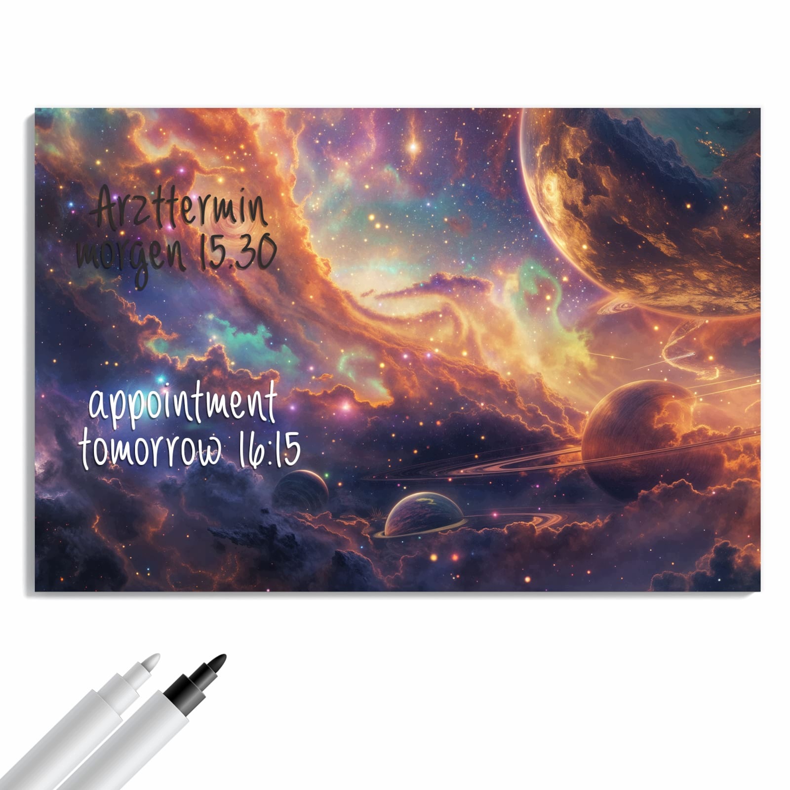 Magnetická tabule Galaxie Fantasy 90 × 60 cm