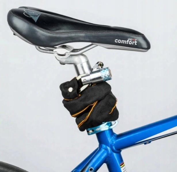 ZAPIĘCIE ŁAŃCUCH DO ROWERA BLOKADA ROWEROWA KLUCZ Model Zabezpieczenie antykradzieżowe roweru