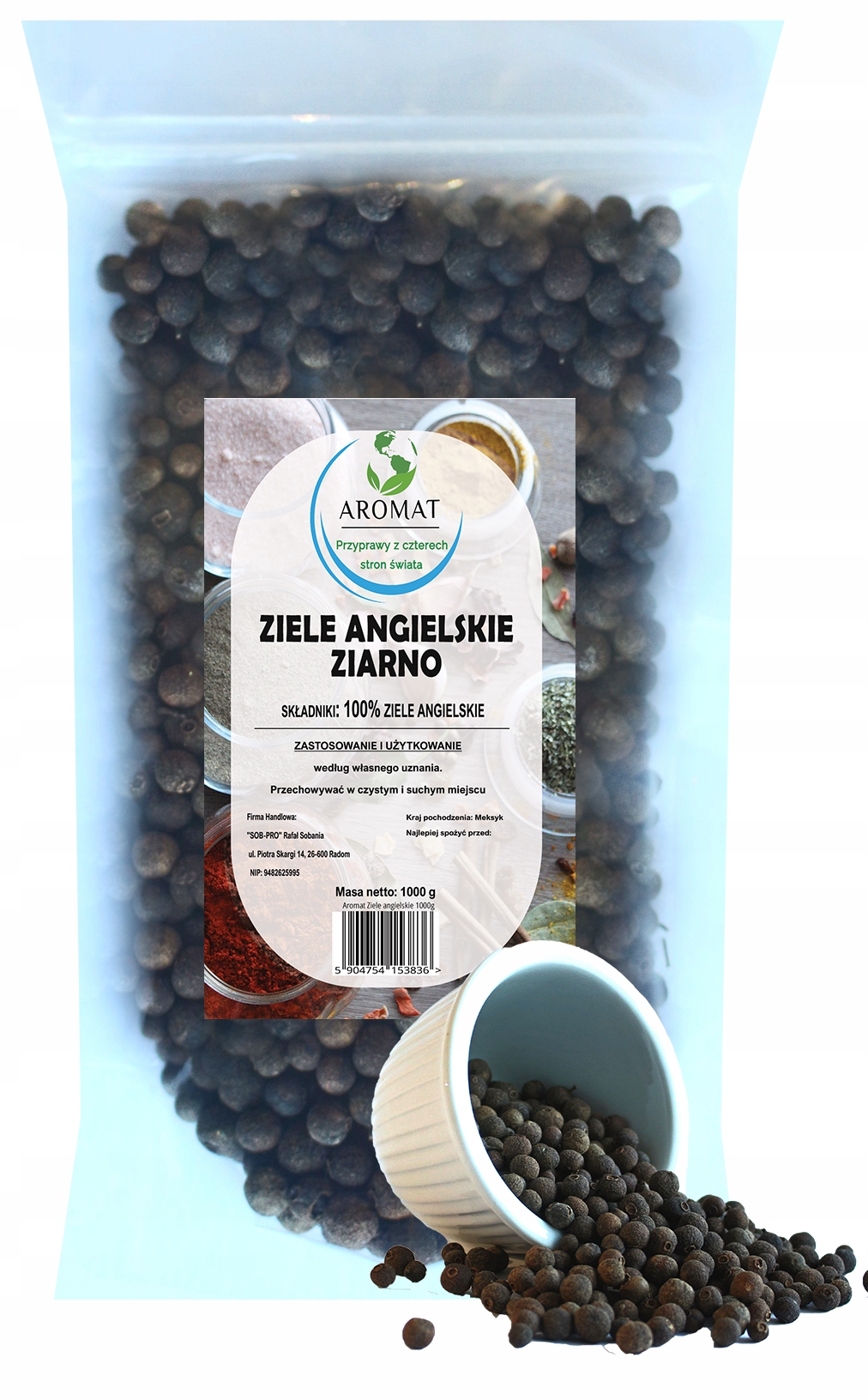 Levně Nové Koření Celé zrno 1000g Kvalita 1kg