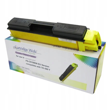 Toner Cartridge Web Yellow Kyocera TK580 náhradní TK-580Y