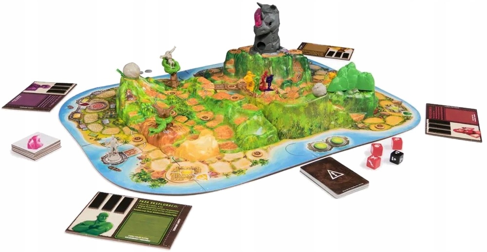Jumanji Popłoch Gra planszowa rodzinna kooperacyjna gra 2347