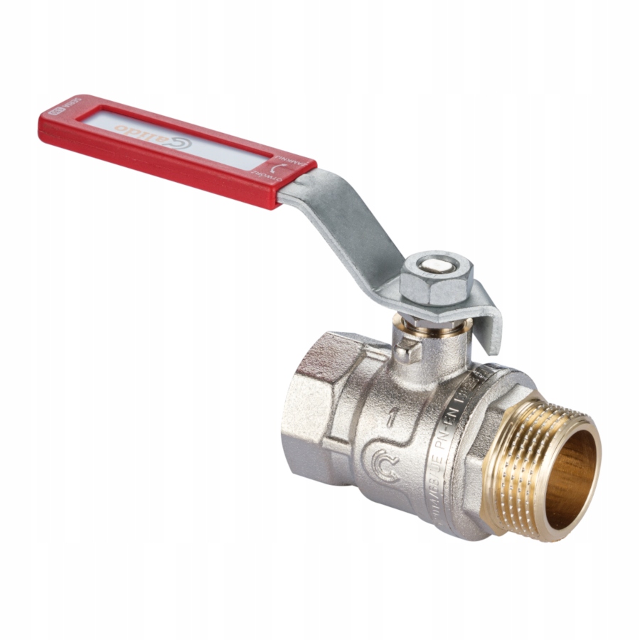 

Zawór kulowy nyplowy Calido 3/4" Gw/gz DN20