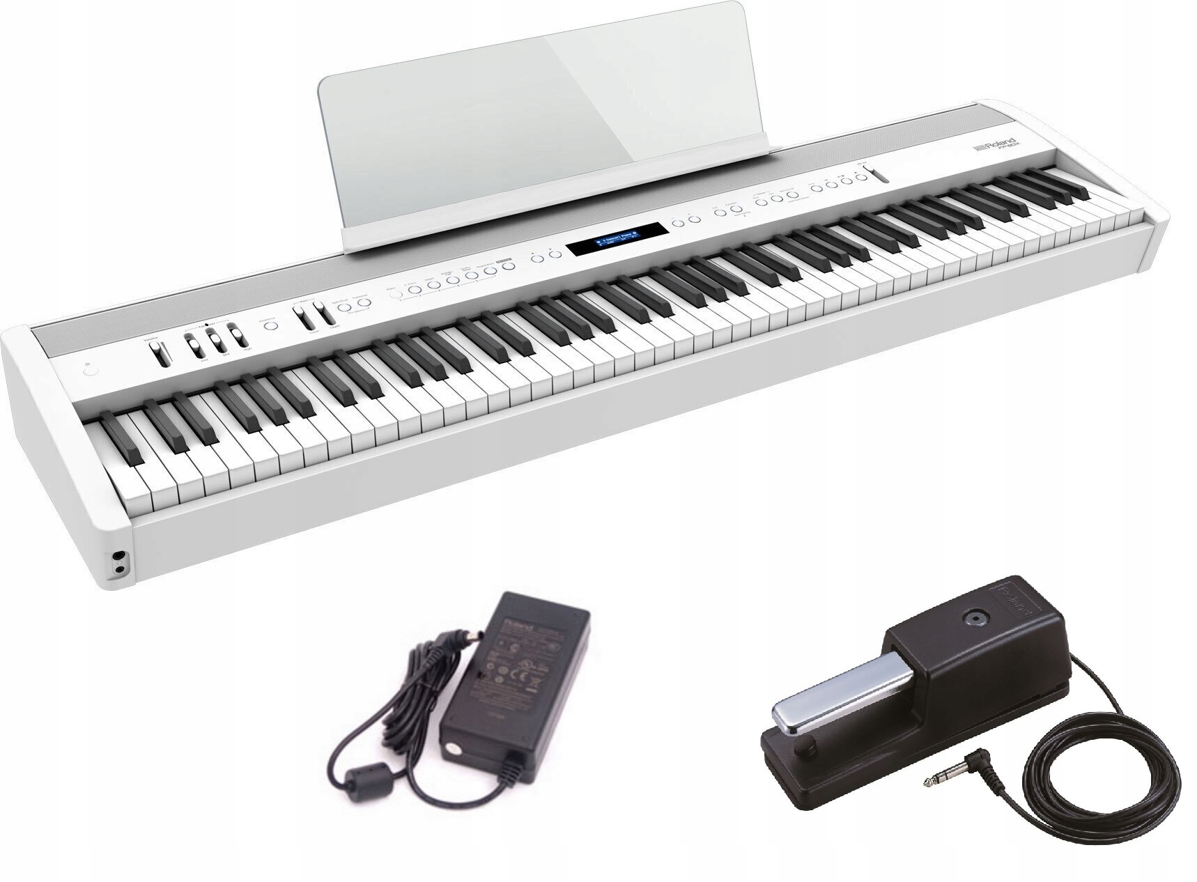 Roland FP-60X Wh pianino cyfrowe przenośne Bluetooth do nauki