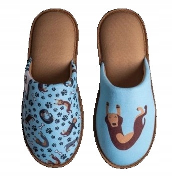 

Wesołe kapcie Jamnik r 36-37_pantofle_25,5 cm