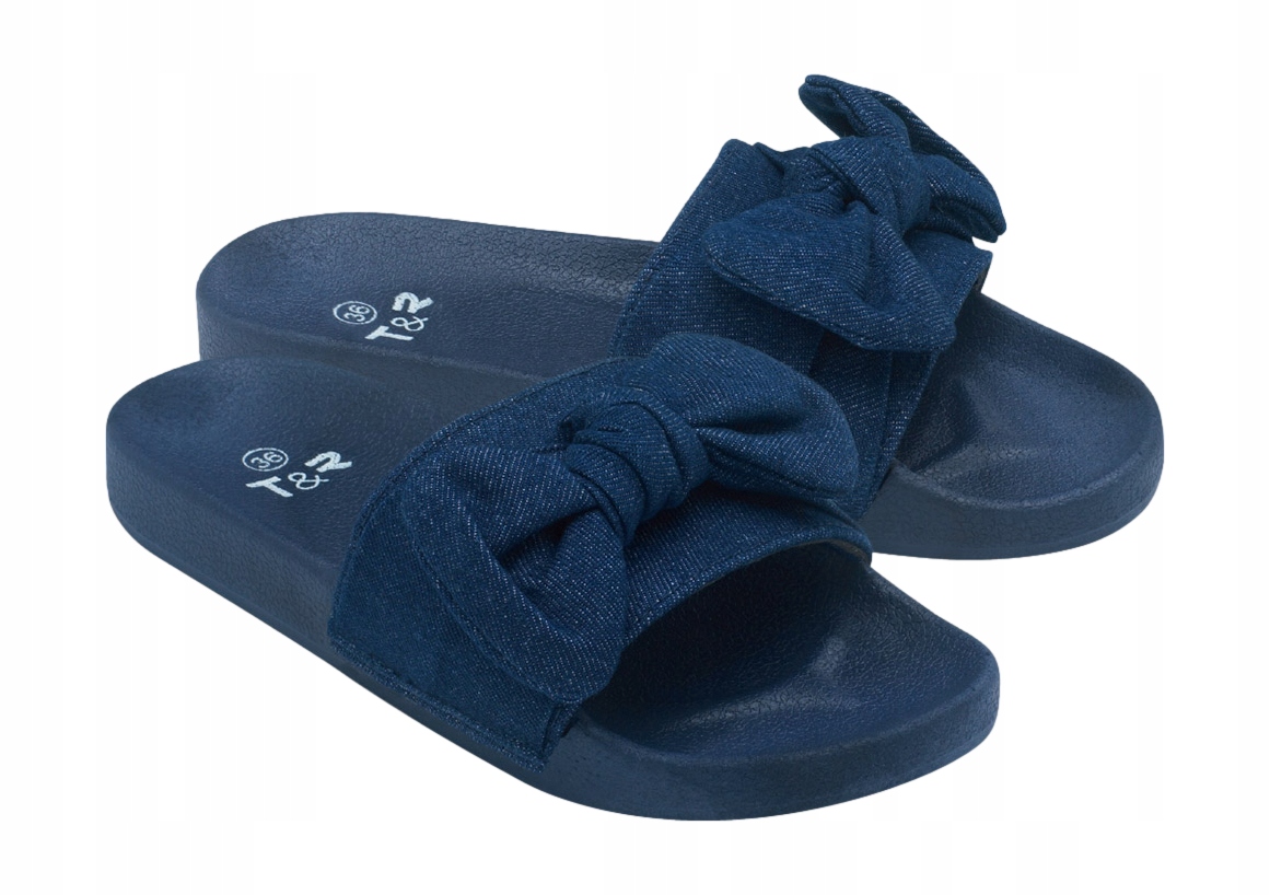 

Klapki Damskie lekkie wygodne Jeans Kokarda *37