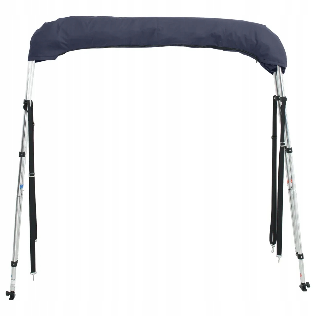 Zadaszenie Bimini 3-pałąkowe 183x137cm niebiesko-czarne Długość (cm) 1 cm