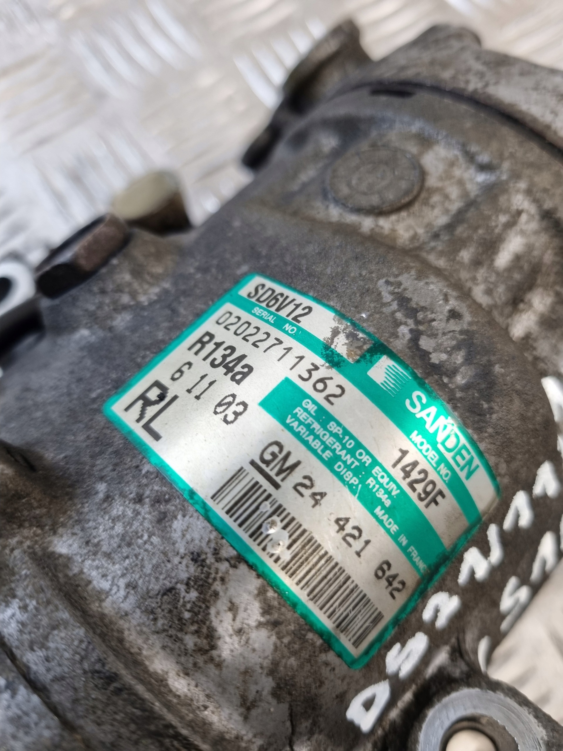 OPEL MERIVA A e 1,7D compressore compressore climatizzatore aria condizionata