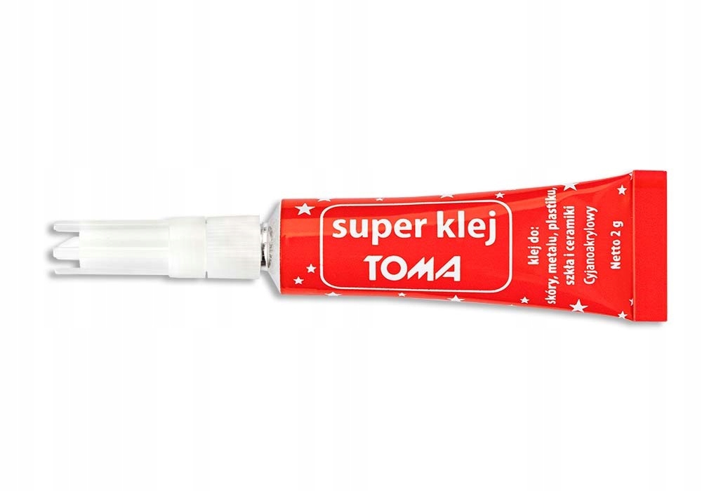 

Uniwersalny klej klej Toma szybkoschnący 2g