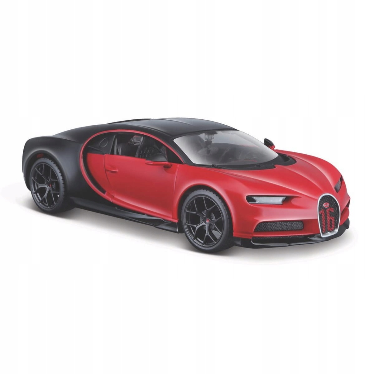 Maisto Auto Bugatti Chiron Sport 1/24 Černo-Červený Model auta