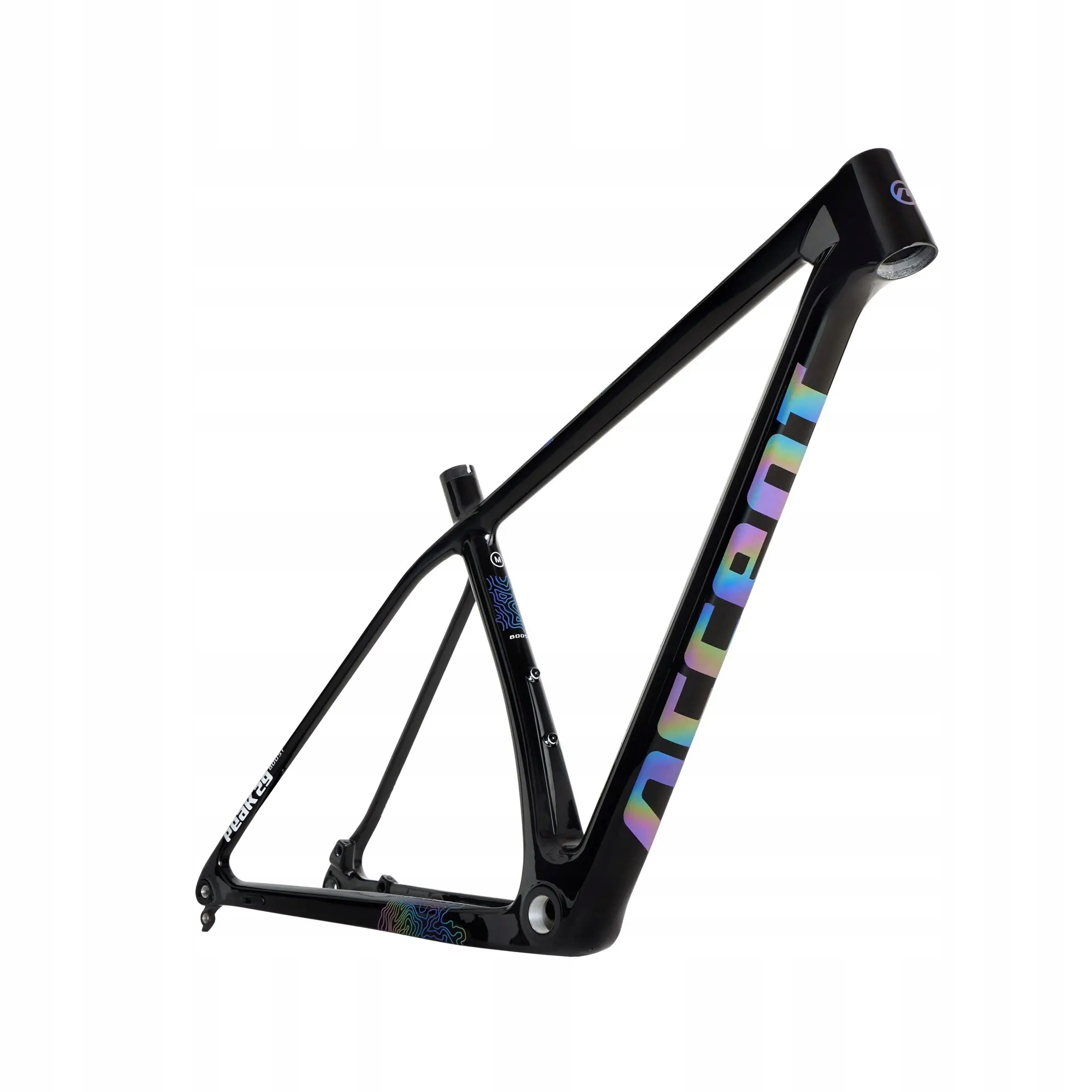 Karbonový rám XC Mtb Accent Peak Carbon Boost 29 S black magic