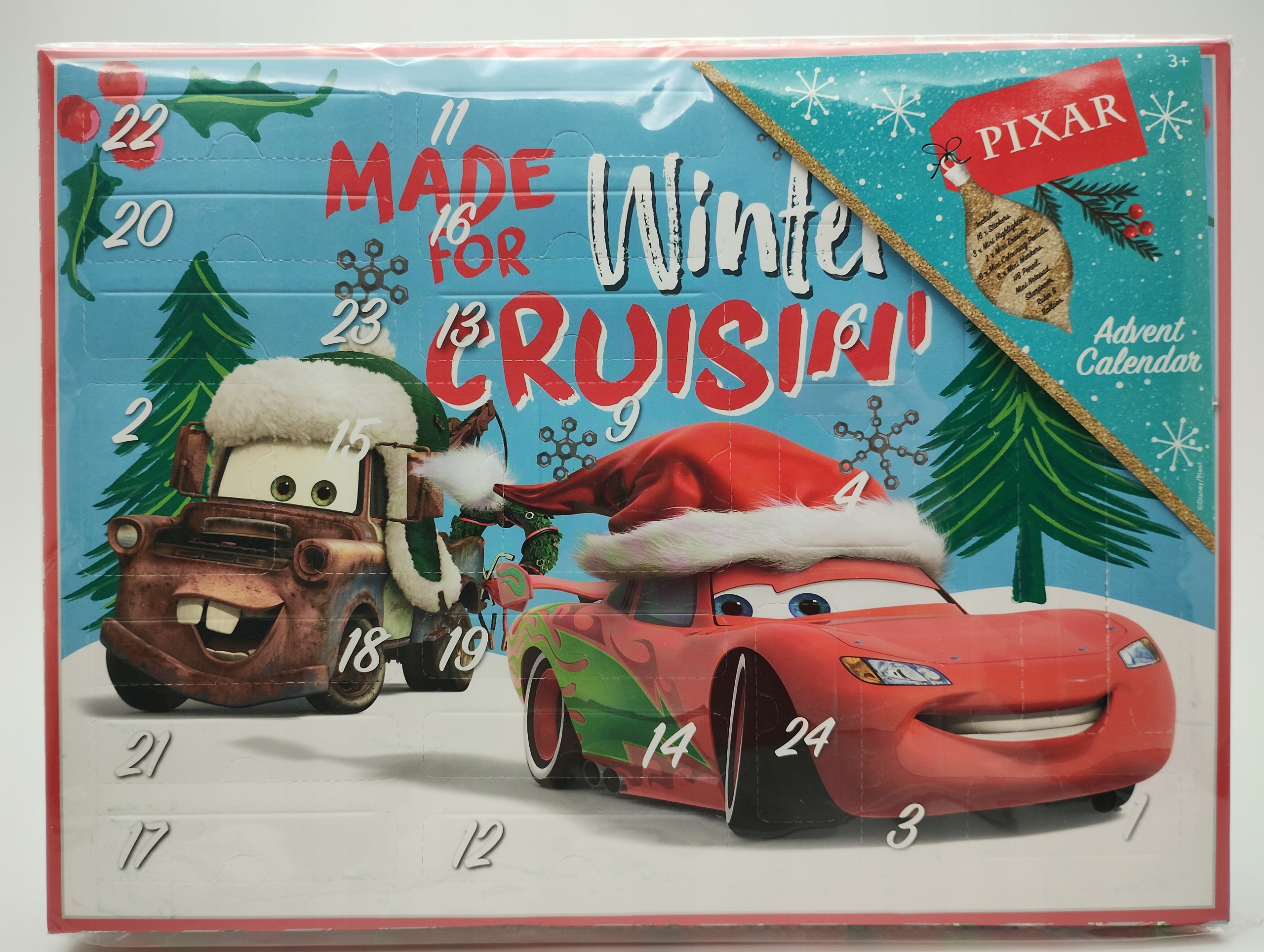 KALENDARZ ADWENTOWY AUTA DISNEY NIESPODZIANKI 2022 Stan opakowania oryginalne