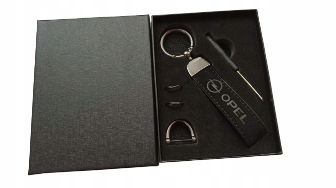 Opel Brelok Breloczek Skóra Nowy Model Pudełko