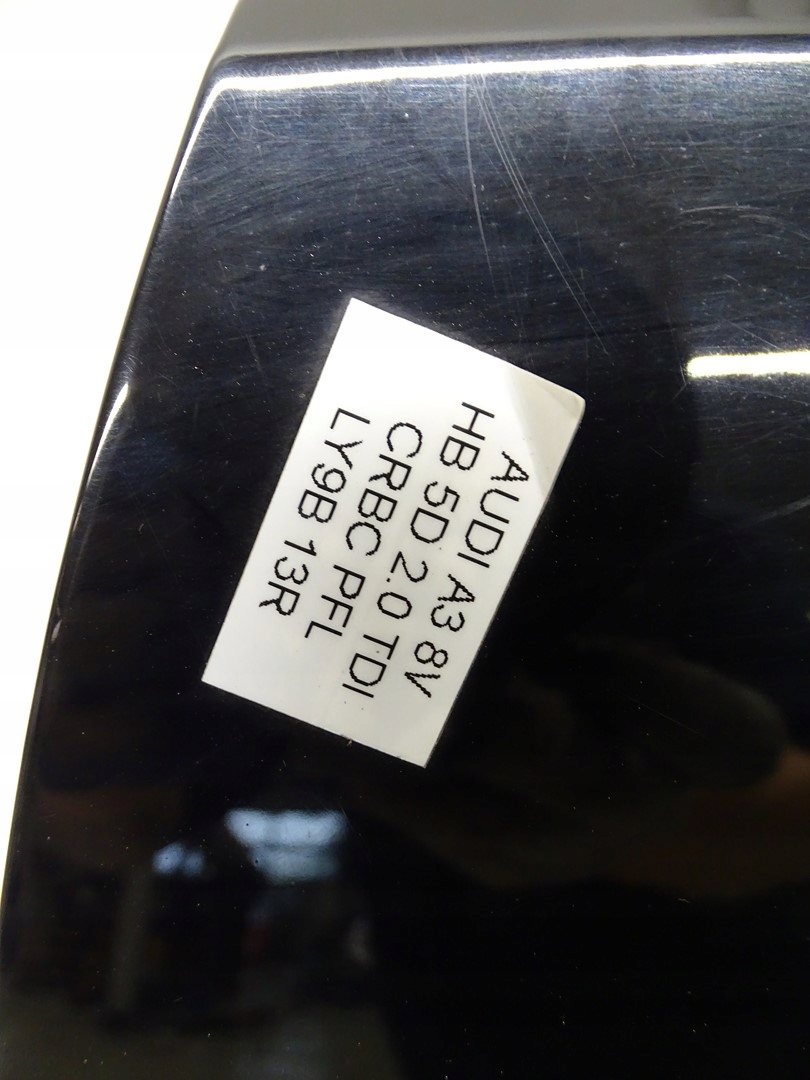 door right rear part right rear. AUDI A3 S3 8V SB 5D LY9B
