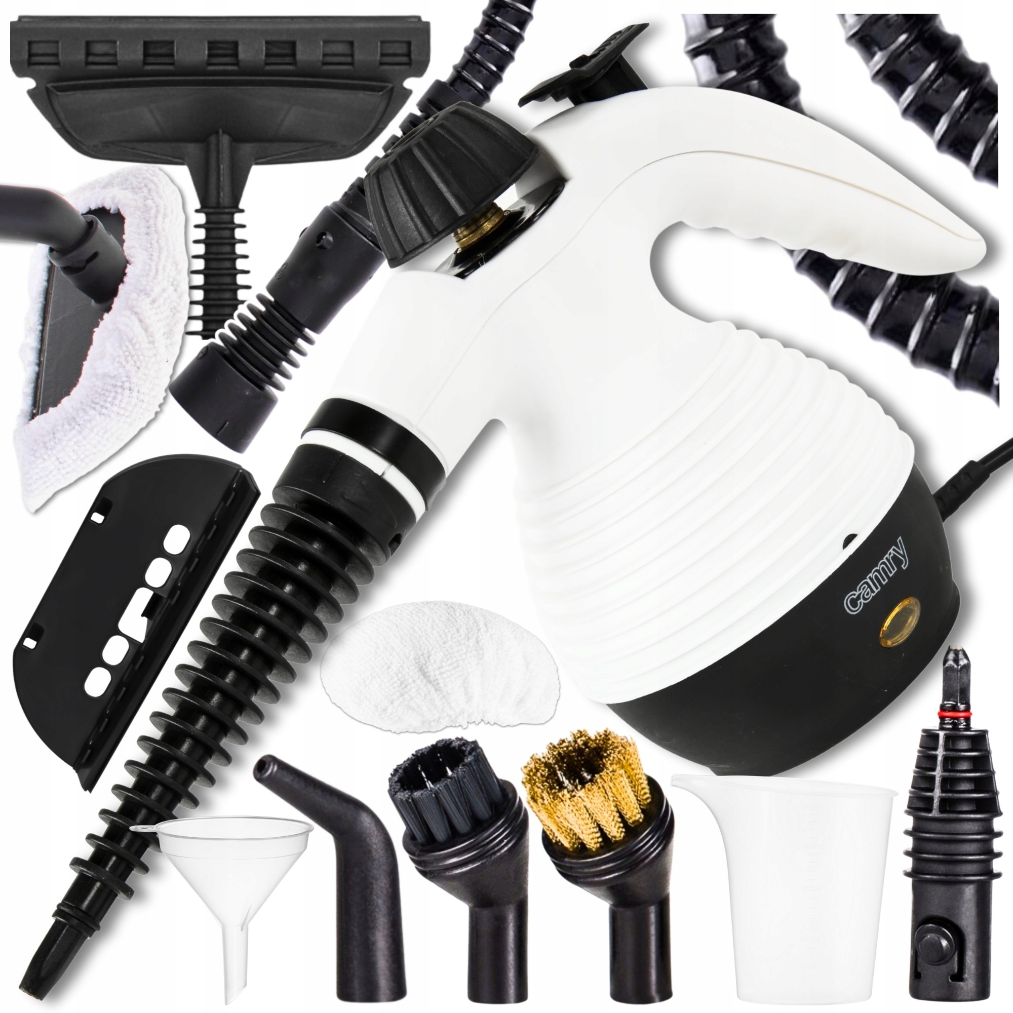 Parní Čistič Ruční Parní Mop Čistič Oken Spár Čalounění Sada 1500W