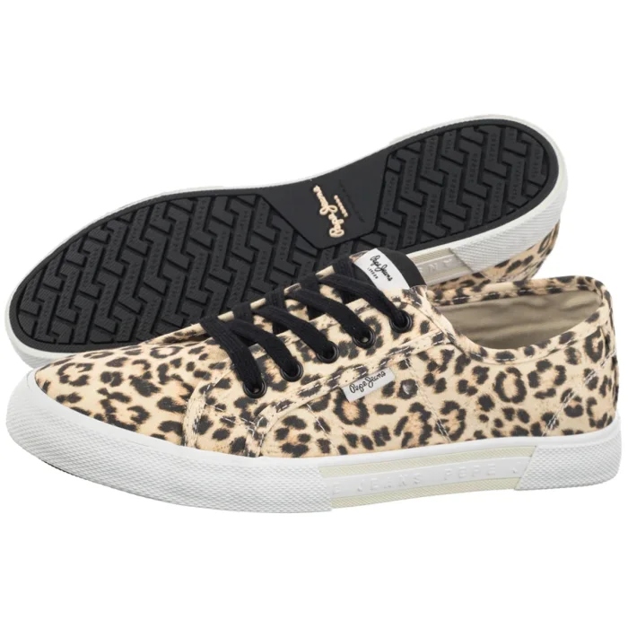 Dámské tenisky Pepe Jeans Brady Leo Yellow PLS300023 Béžové