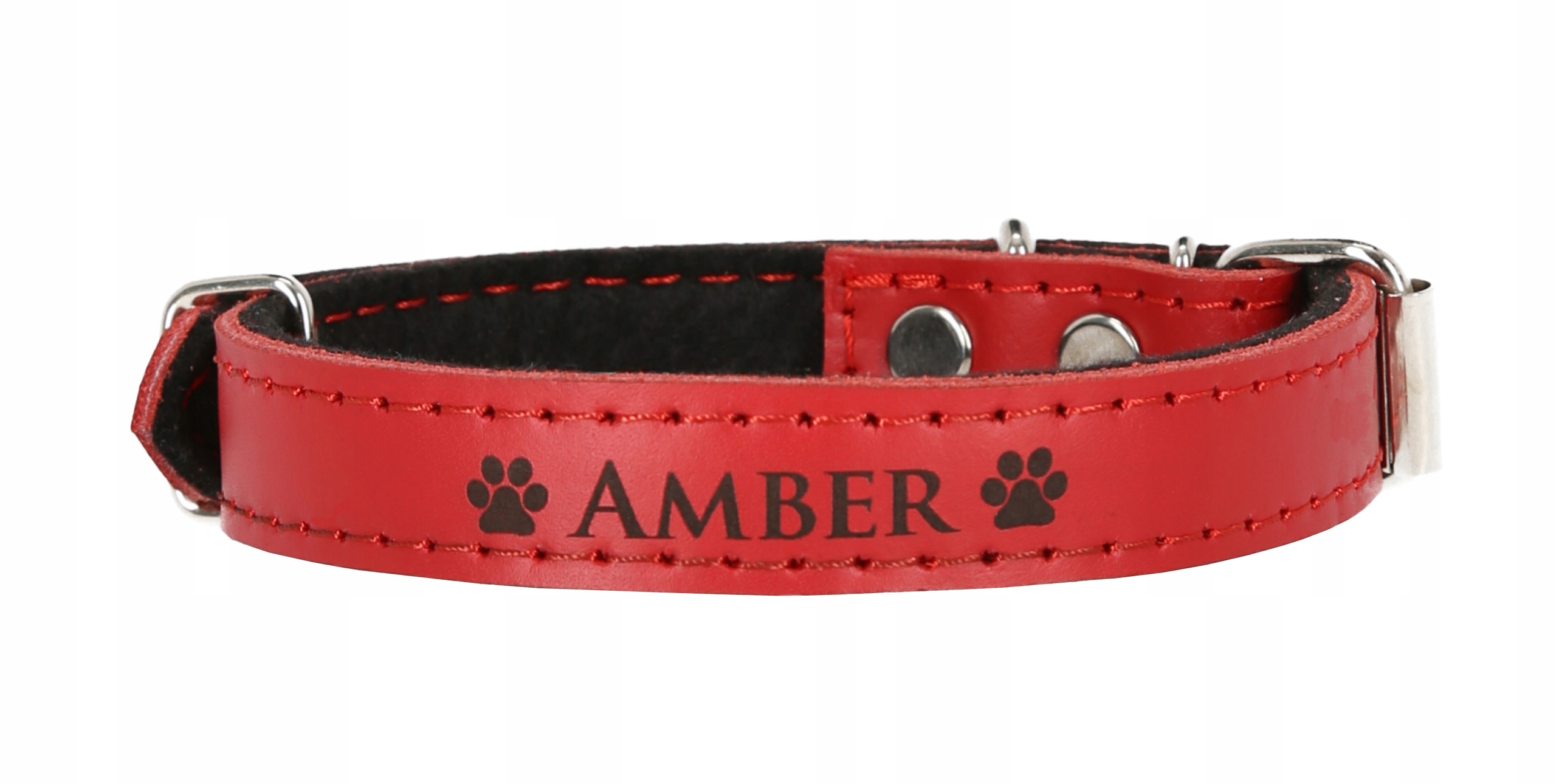 OBROŻA SKÓRZANA - 10 KOLORÓW GRAWER roz. 33-41cm Rozmiar M