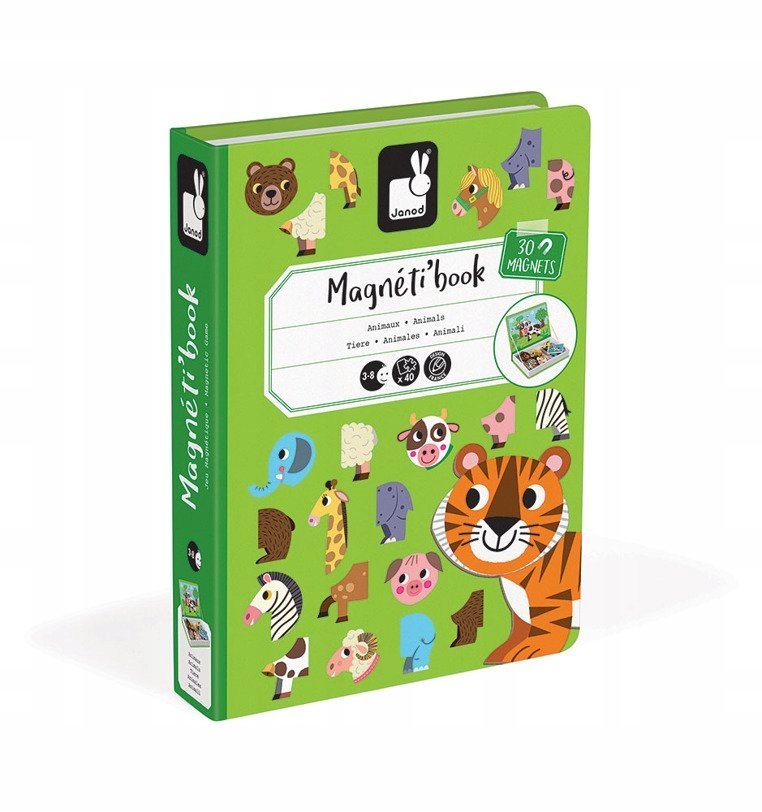 

Janod Magnetyczna układanka Magnetibook zwierzęta