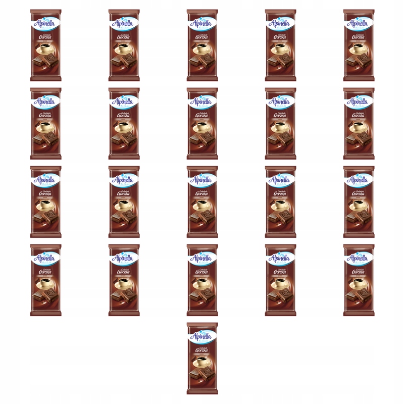 Czekolada Alpinella Gorzka Deserowa 40% Masy Kakao Klasyczna 90g X21