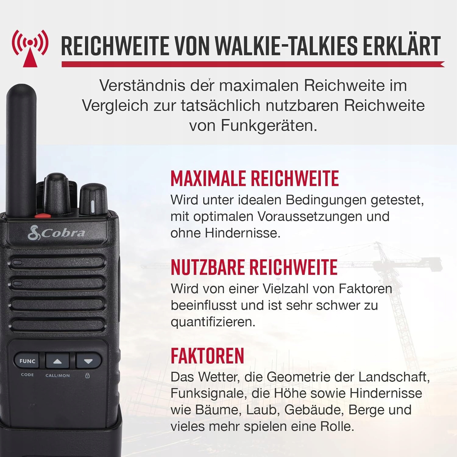 Krótkofalówka Cobra PX650 1 Sztuka Walkie-talkie
